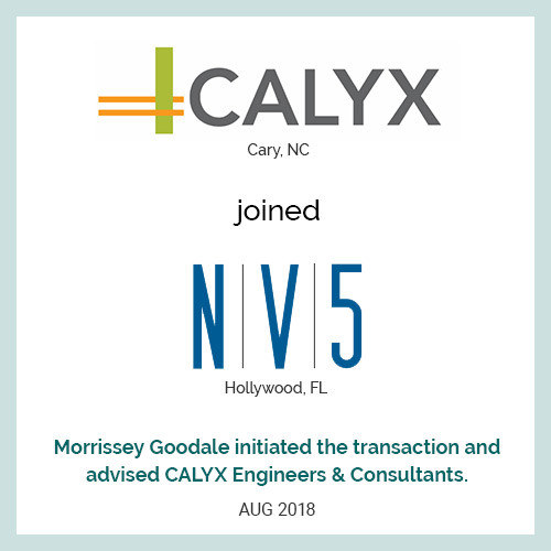 CALYX Engineers & Consultants Joins NV5