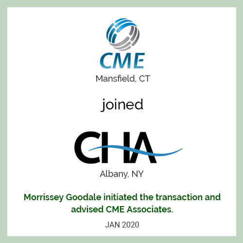 CHA Consulting acquired  CME Associates