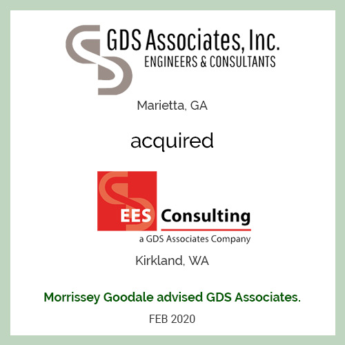 GDS Associates, Inc. acquired EES Consulting