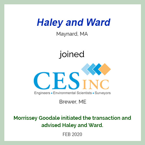 Haley and Ward joined CES Inc.