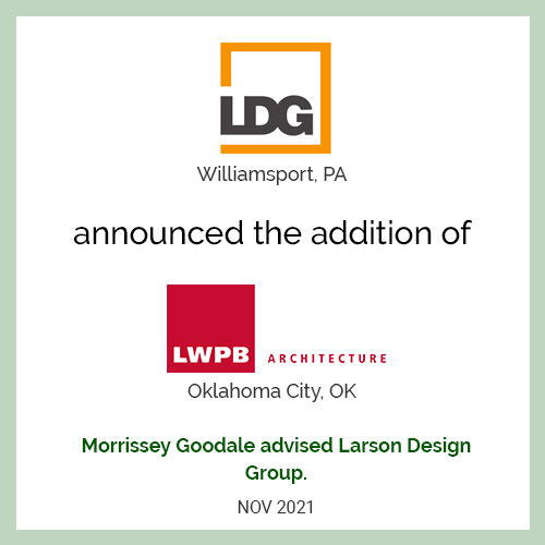 Larson Design Group Announced the Addition of LWPB