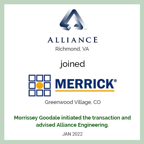 Alliance Engineering Joins Merrick & Company