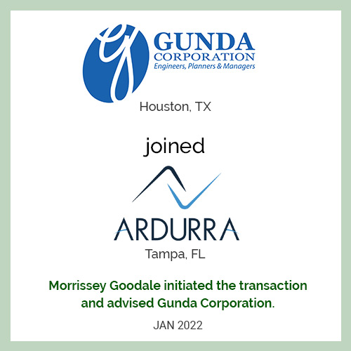 Gunda Corporation Joined Ardurra Group
