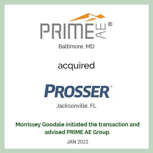 PRIME AE Group Acquired Prosser