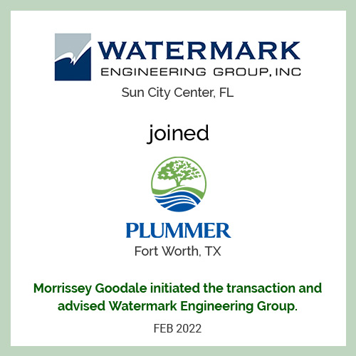 WATERMARK Engineering Group Joined Plummer Associates