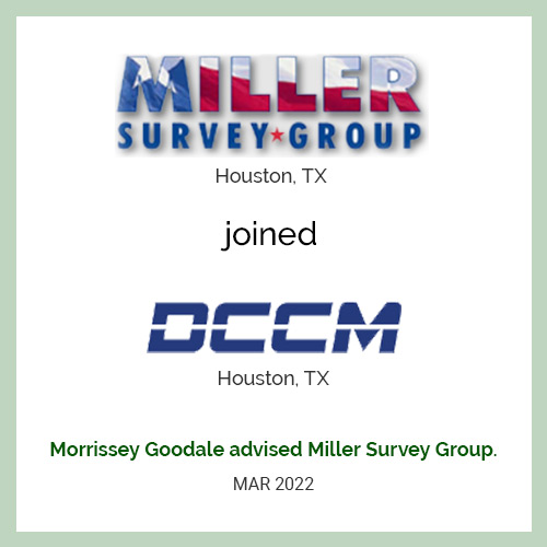 Miller Survey Group Joined DCCM