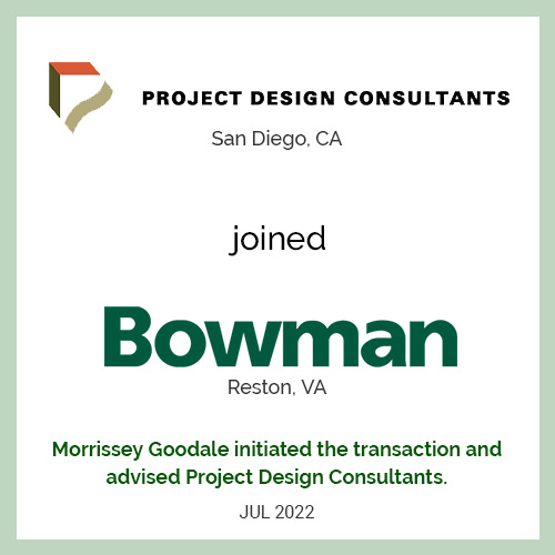 Project Design Consultants Joined Bowman